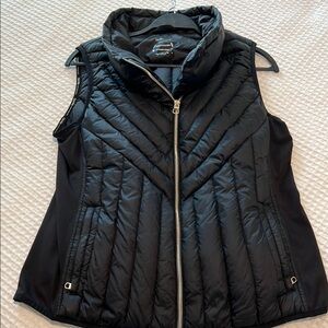 Black Quilted Puffer Vest